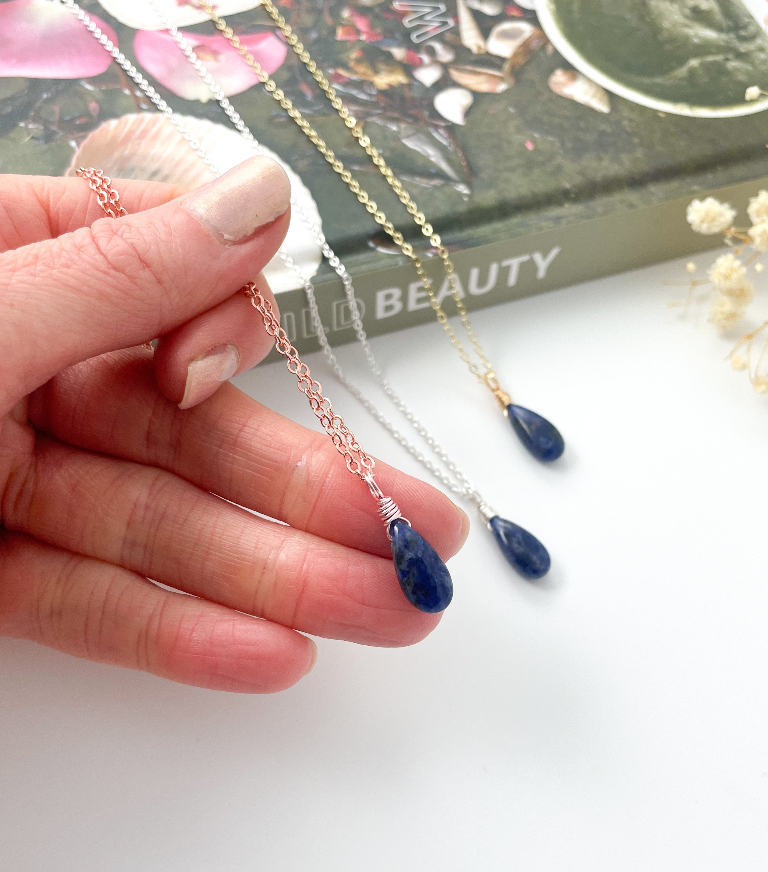 Lapis Lazuli Drop - 18 inch