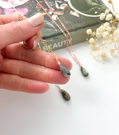 Labradorite Drop - 16 inch