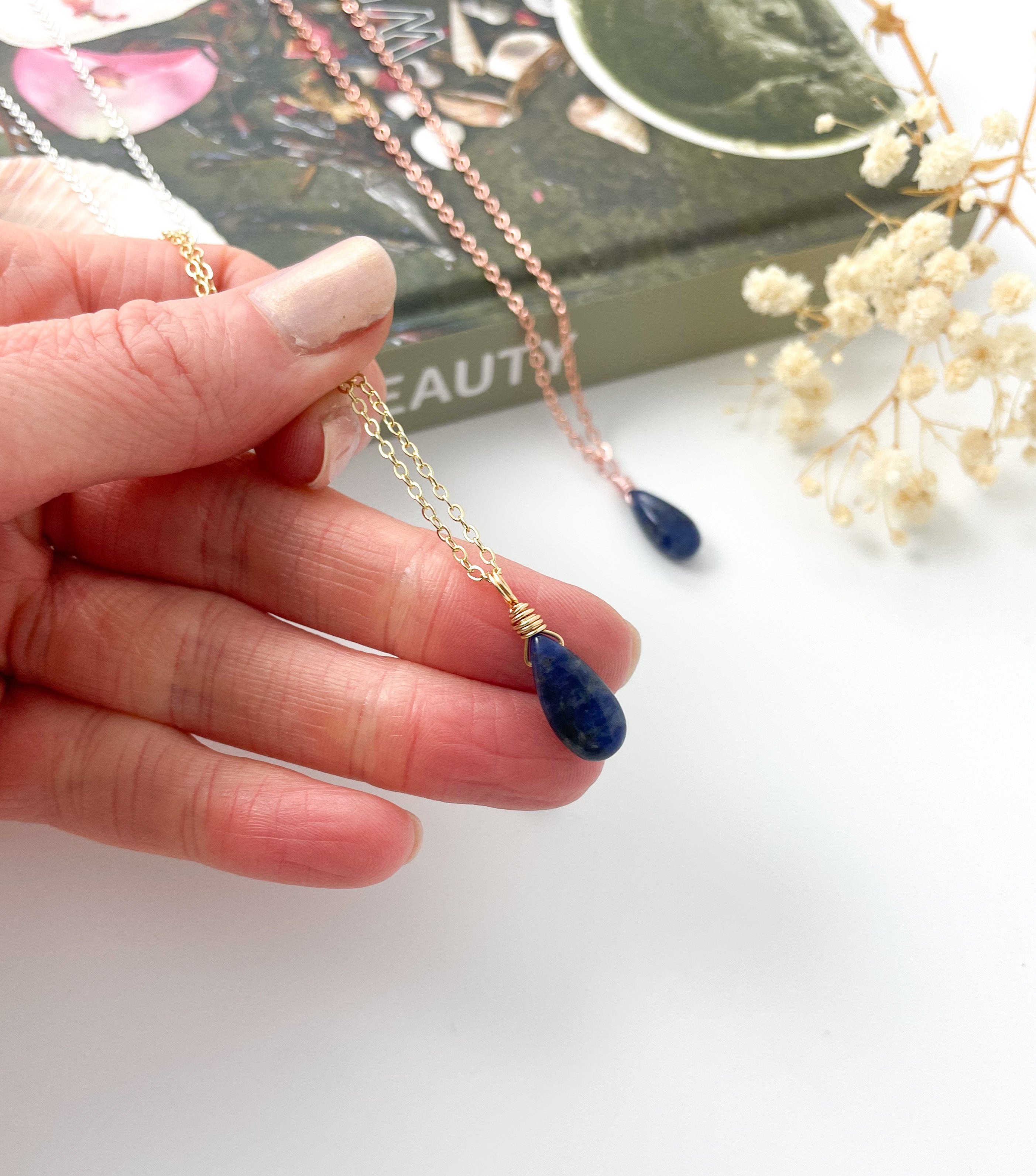 Lapis Lazuli Drop - 18 inch