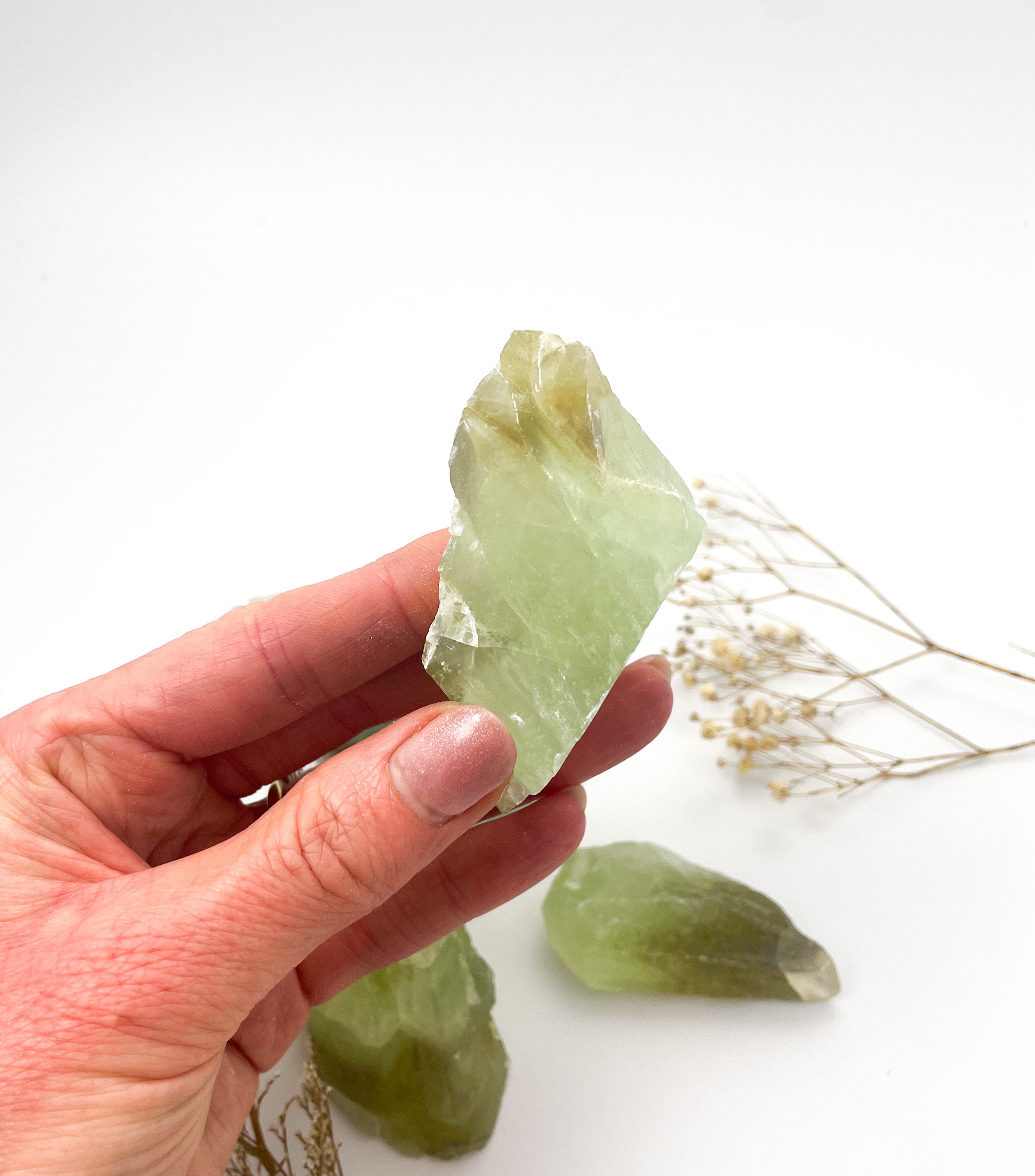 Green Calcite Rough